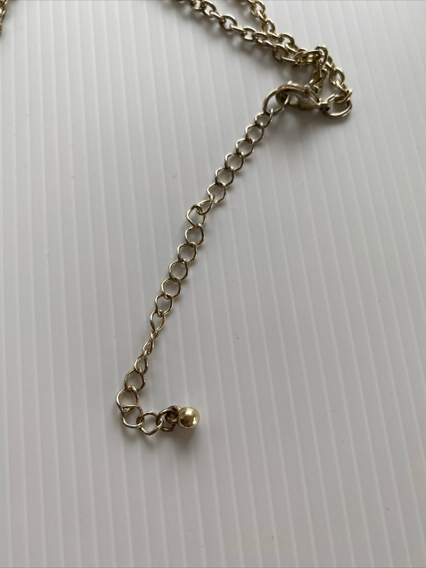 Copper Disc Pendant Brown & Amber Bead Boho Short Necklace with Extension