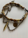 Bead & Charm  Bracelet Extension Chain Gift Casual assorted Gold & Bronze tone