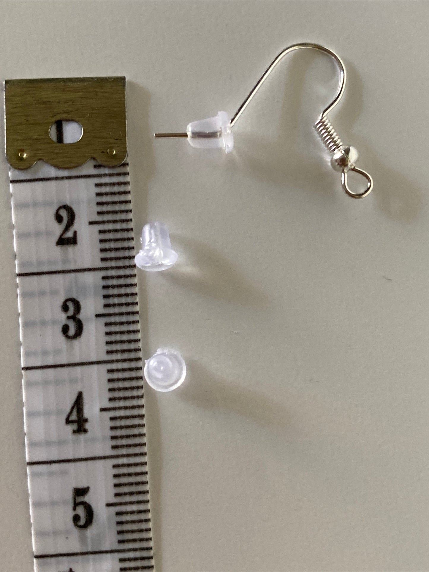 Earring Silicone Backing replacements for Pierced, Hook or stud Pack of 30