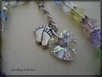 Personalized Baby Bracelet Swarovski Crystals ~ your choice