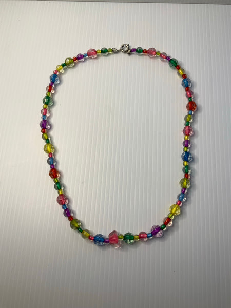 Colourful Short Lightweight Necklace - For Girls, Women