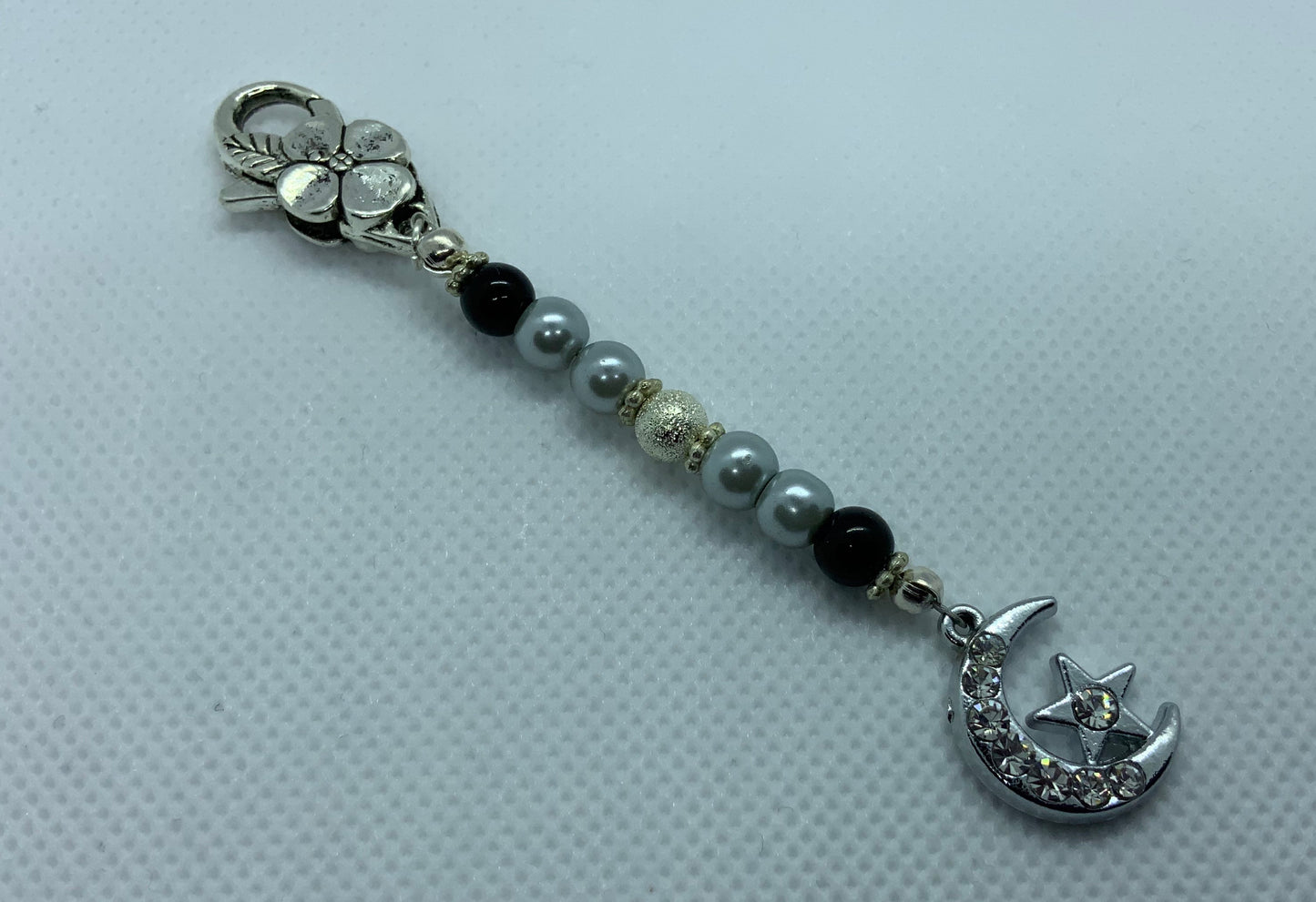 Moon, Star sparkly Handbag Dangle