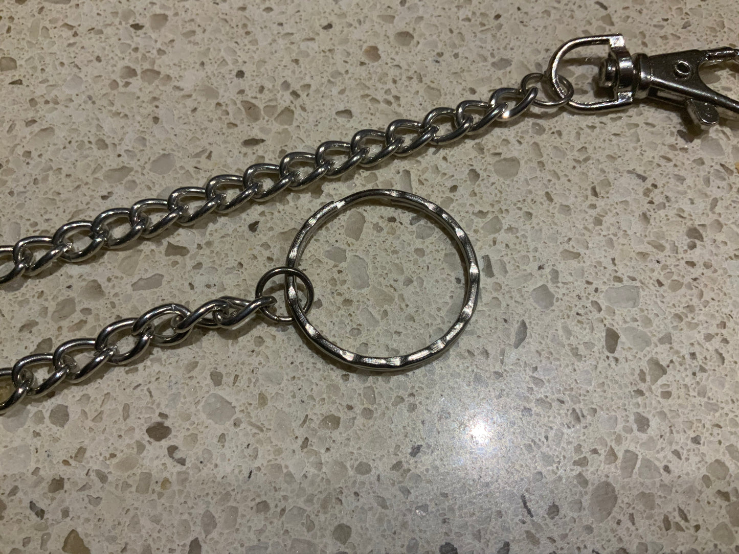 Metal Clasp Key ring Chain Long 36 cm