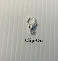 Brainy Smurf  Charm Clip-On, European, KeyRing, Zipper Pull, Handbag Dangle,Bracelet