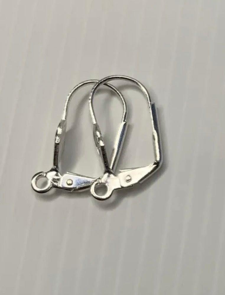 Teapot / Kettle Earrings Pink with Silver Swirl Pierced or Clip-On