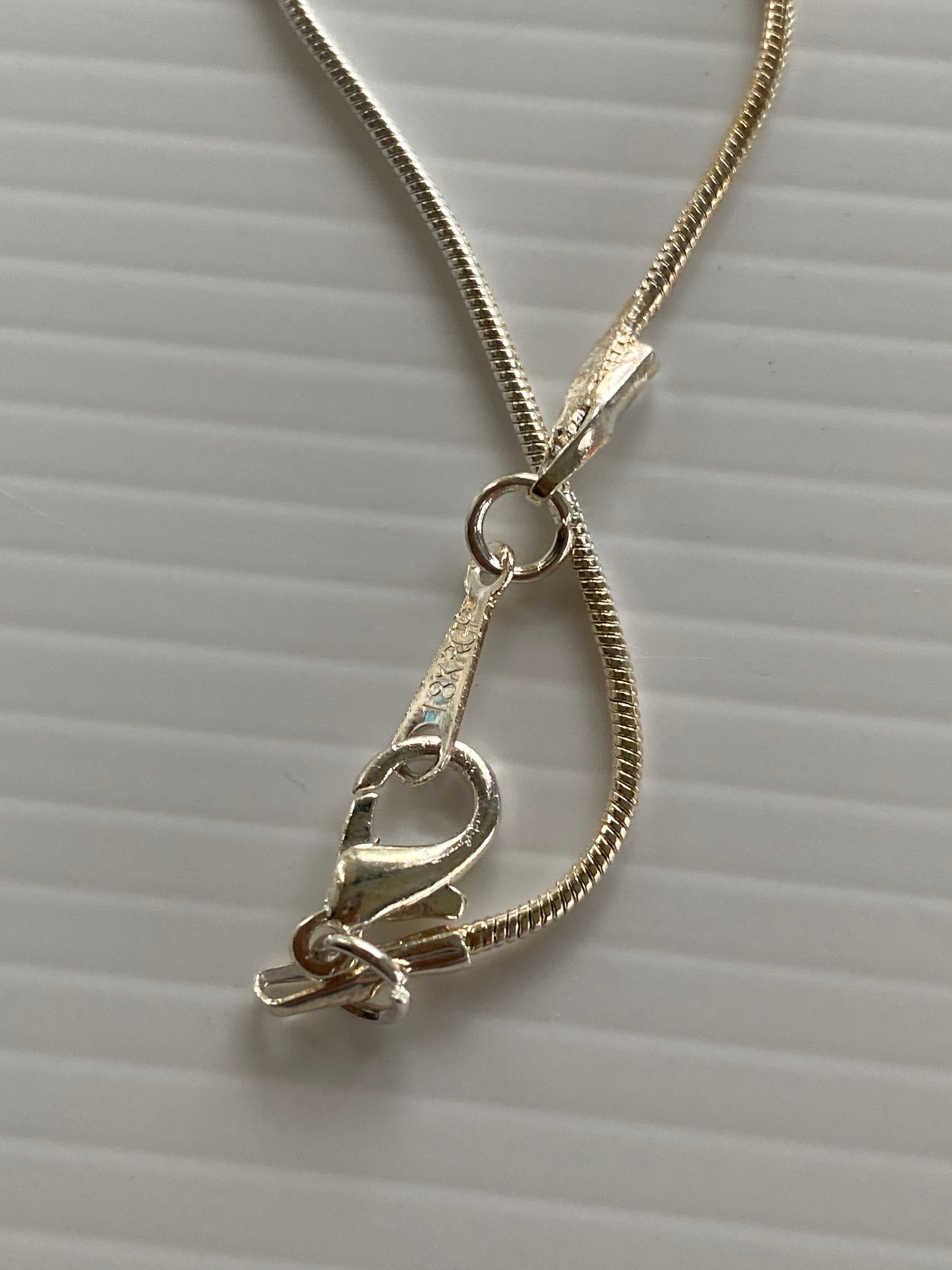 Pink Hearts Earring & Necklace Set Pierced Silver Plate