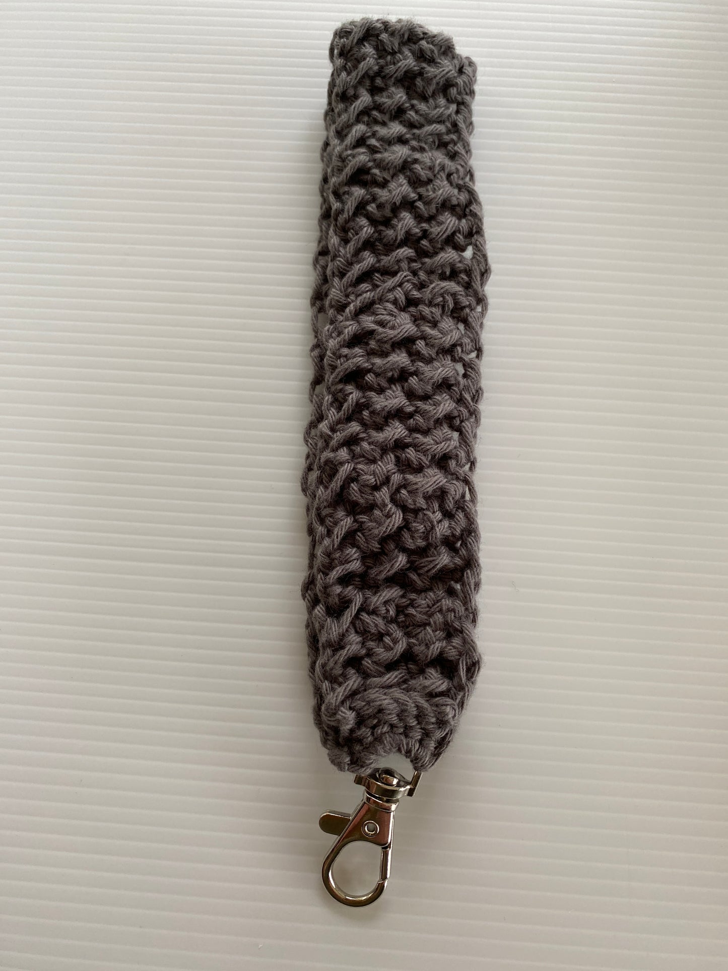 Crochet Wristlets Handmade assorted colours ideal for keys, coin purse etc