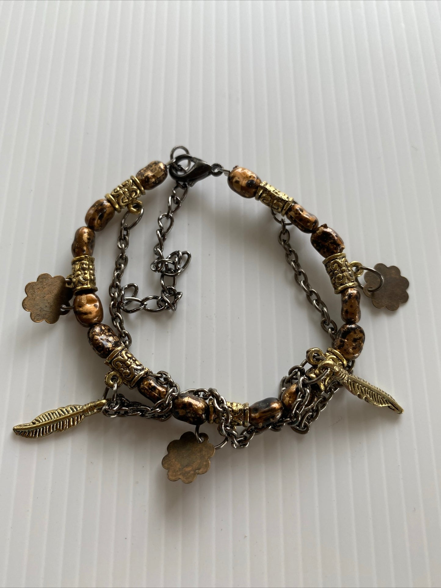 Bead & Charm  Bracelet Extension Chain Gift Casual assorted Gold & Bronze tone