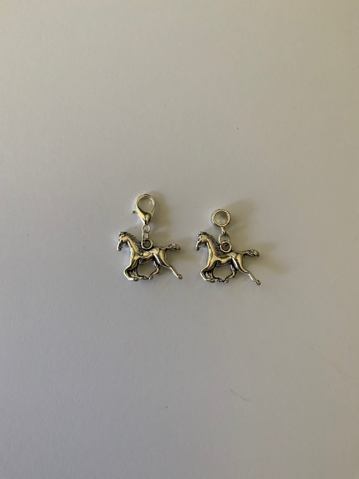 Galloping Horse Charm, Handbag Dangle, Zipper Pull, Key ring, Bracelet
