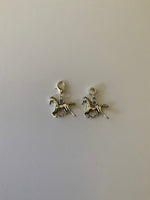 Galloping Horse Charm, Handbag Dangle, Zipper Pull, Key ring, Bracelet