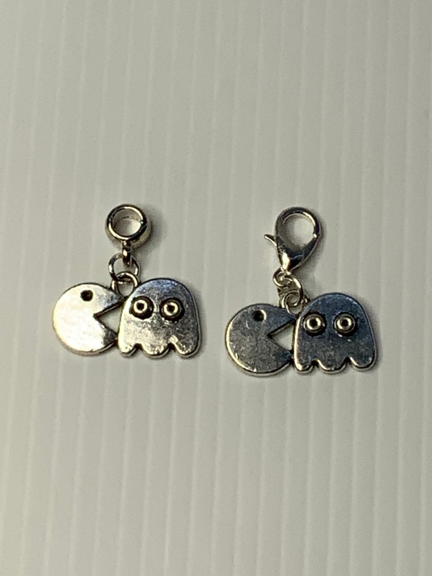Pac Man Charm Dangle, Zipper Pull