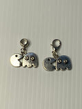 Pac Man Charm Dangle, Zipper Pull