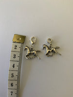 Galloping Horse Charm, Handbag Dangle, Zipper Pull, Key ring, Bracelet