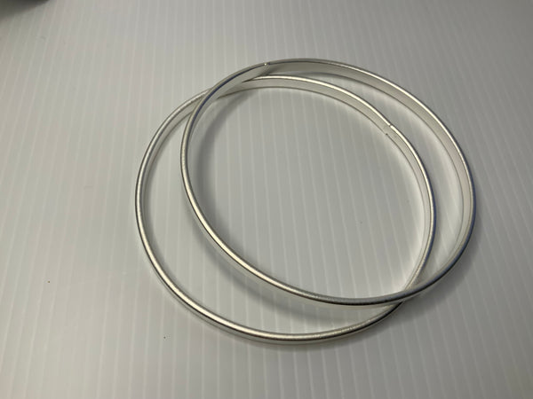Solid Round Matt Bangle Set 2