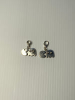 Pac Man Charm Dangle, Zipper Pull