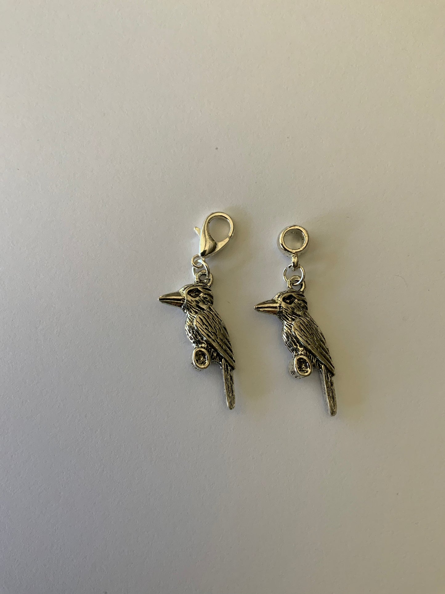 Kookaburra Charm, Handbag Dangle, Zipper Pull, Key ring, Bracelet Dangle Charm