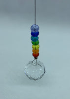 Chakra Crystal Suncatcher with a 20cm Crystal