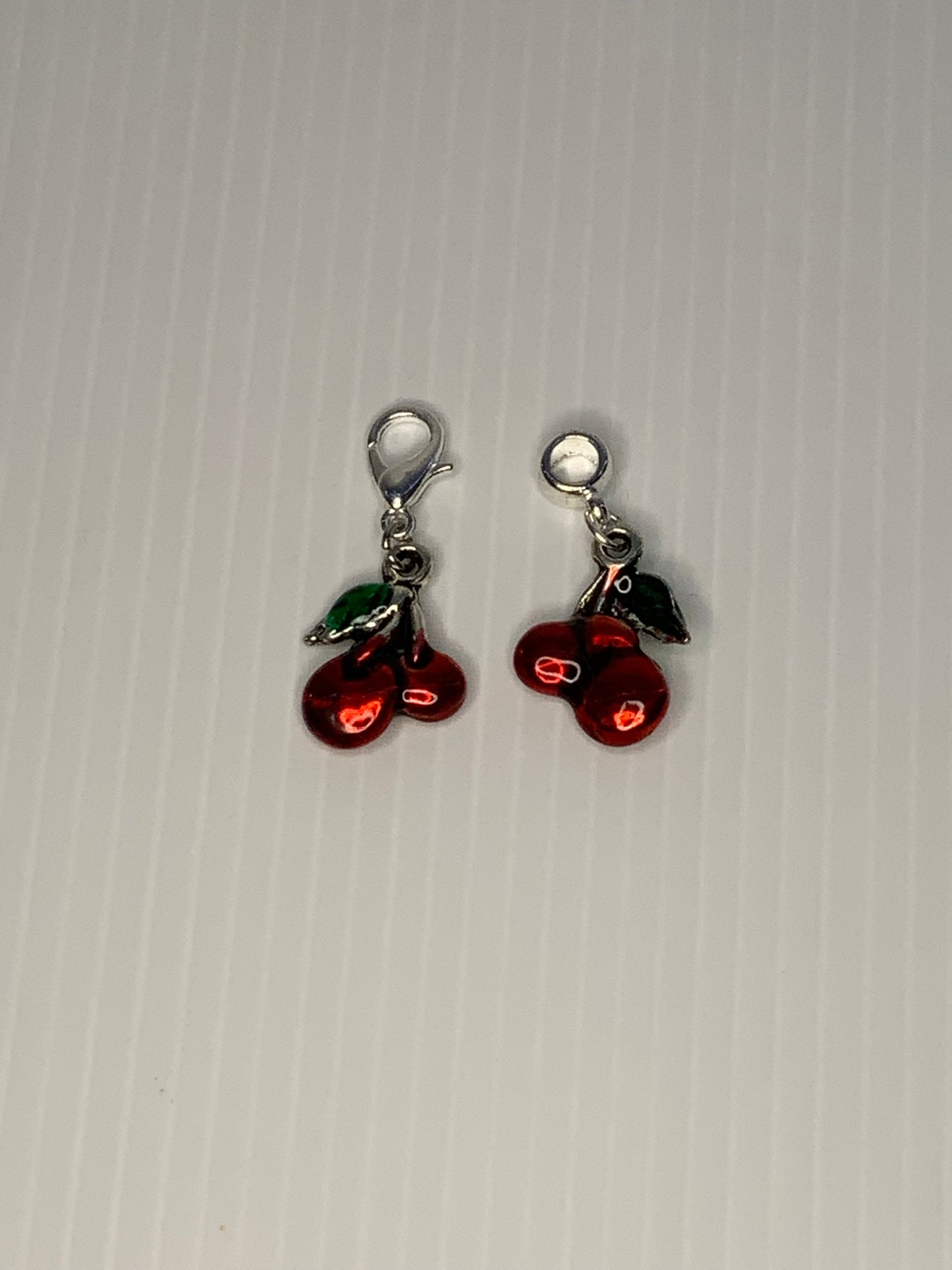 Cherrie's Charm Clip-On, European, KeyRing, Zipper Pull, Handbag Dangle,Bracelet