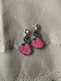 Princess Charm Clip-On European Bail  Bag Dangle Zipper Pull Key ring Charm