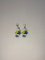 Smurfette Style 2  Charm Clip-On, European, KeyRing, Zipper Pull, Handbag Dangle,Bracelet