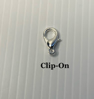 Papa Smurf  Charm Clip-On, European, KeyRing, Zipper Pull, Handbag Dangle,Bracelet