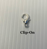 Papa Smurf  Charm Clip-On, European, KeyRing, Zipper Pull, Handbag Dangle,Bracelet
