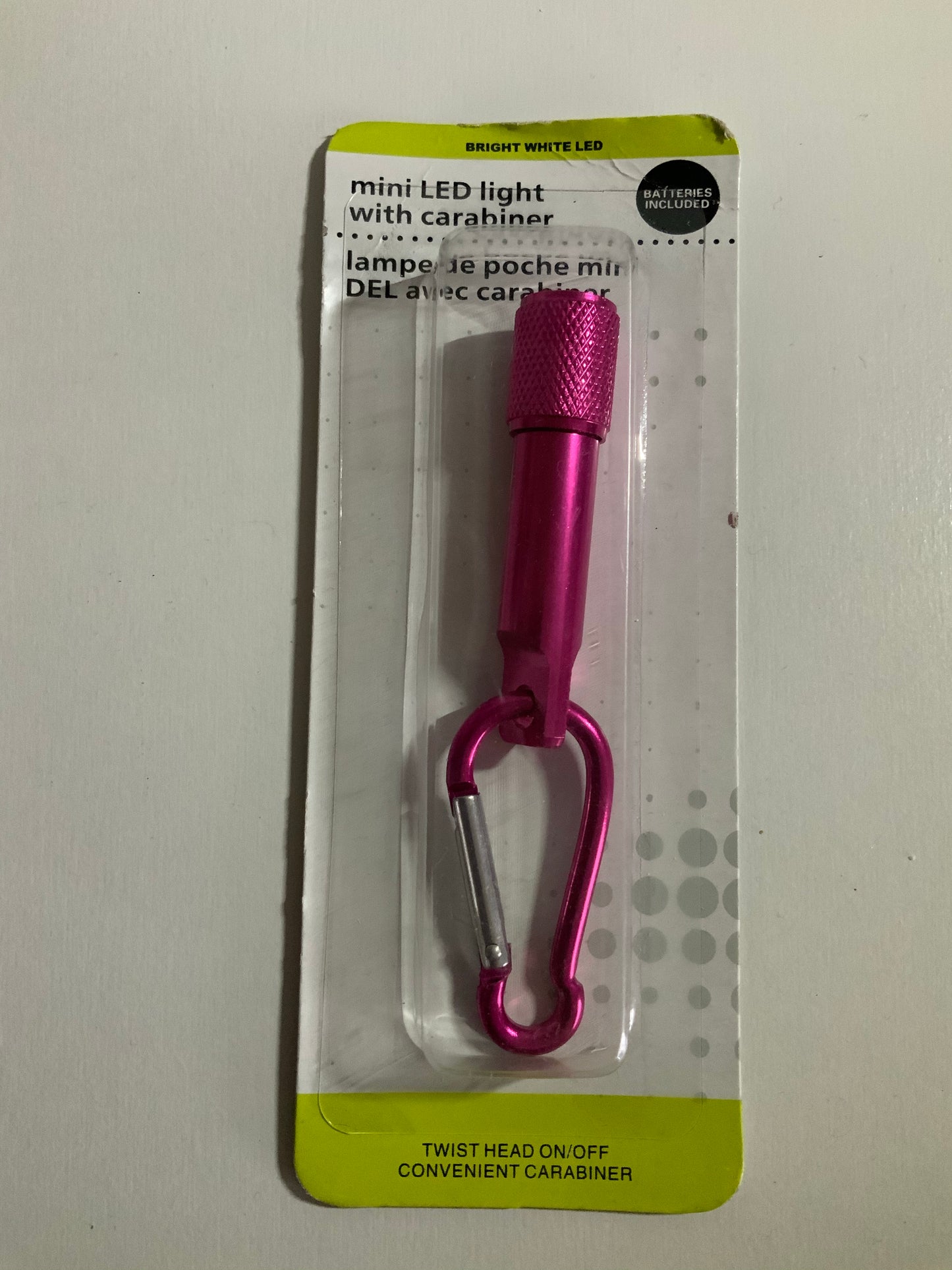 Mini LED Torch on Carabiner