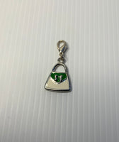 HandBag Charm Clip-On, European, Key ring, Zipper Pull, Handbag Dangle, Bracelet.