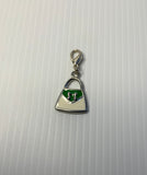 HandBag Charm Clip-On, European, Key ring, Zipper Pull, Handbag Dangle, Bracelet.