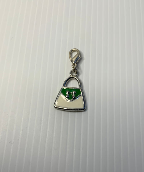HandBag Charm Clip-On, European, Key ring, Zipper Pull, Handbag Dangle, Bracelet.